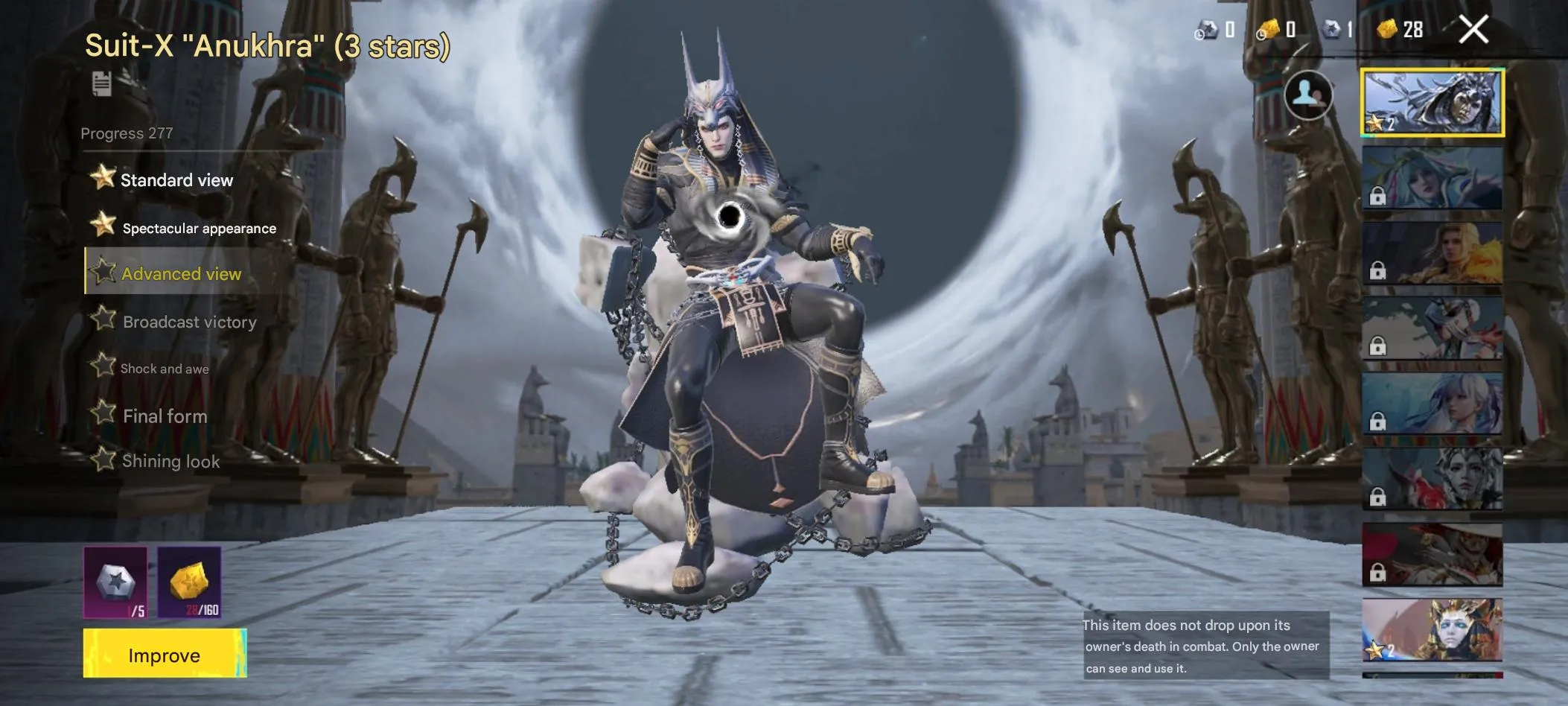 PGM261 100+ Mythics, 30+ Lab Guns, 10+ Kill Chats, 1–5 Cars, Mummy Suit, 67 Collection, Ace Rank (G)